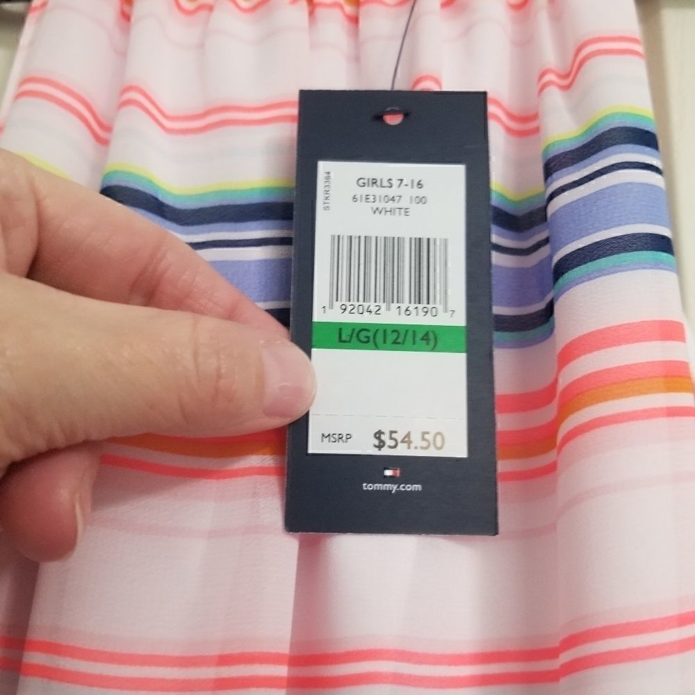 NWT TOMMY HILFIGER SLEEVELESS DRESS SZ12/14 - Picture 4 of 5